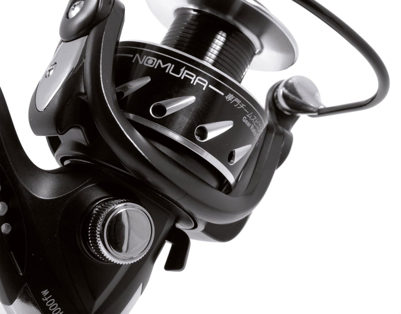 NOMURA Mulinello da Pesca Kuro FD 2000 con Frizione Anteriore Precisa e Potente da Spinning Bolognese Feeder Fondo Mare Trota Lago Leggero e Affidabile