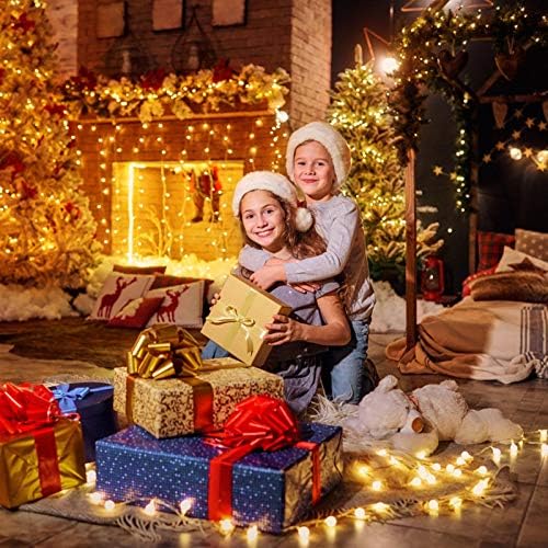 Globe String Lights, TOPYIYI 80LED Fairy Lights Battery Powered, 35FT Waterproof Outdoor Christmas Lights with Remote, 8 Modes Globe Fairy Lights for Bedroom, Patio, Fence, Gazebo, Party, Home