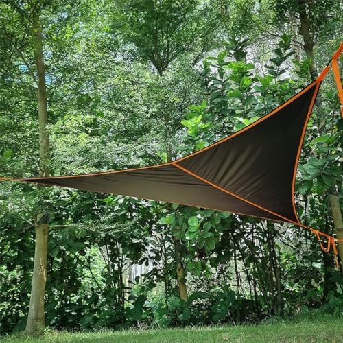 Triangle Hammock 13Ft Extra Large Multi Person Camping Hammock Outdoor Aerial Hammock 3 Point Max 500lbs