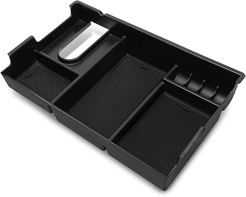 Auto Dynasty Compatible con la caja de almacenamiento Tundra 07-19 de la consola central, bandeja organizadora del reposabrazos Auto Dynasty Compatible con la caja de almacenamiento Tundra 07-19 de la consola central, bandeja organizadora del reposabrazos