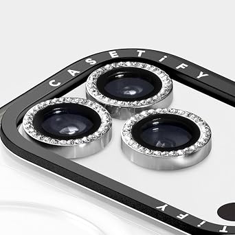 CASETiFY Camera Lens Gem [High clarity/Easy installation/Scratch-proof] for iPhone 17 Pro/iPhone 17 Pro Max - Silver