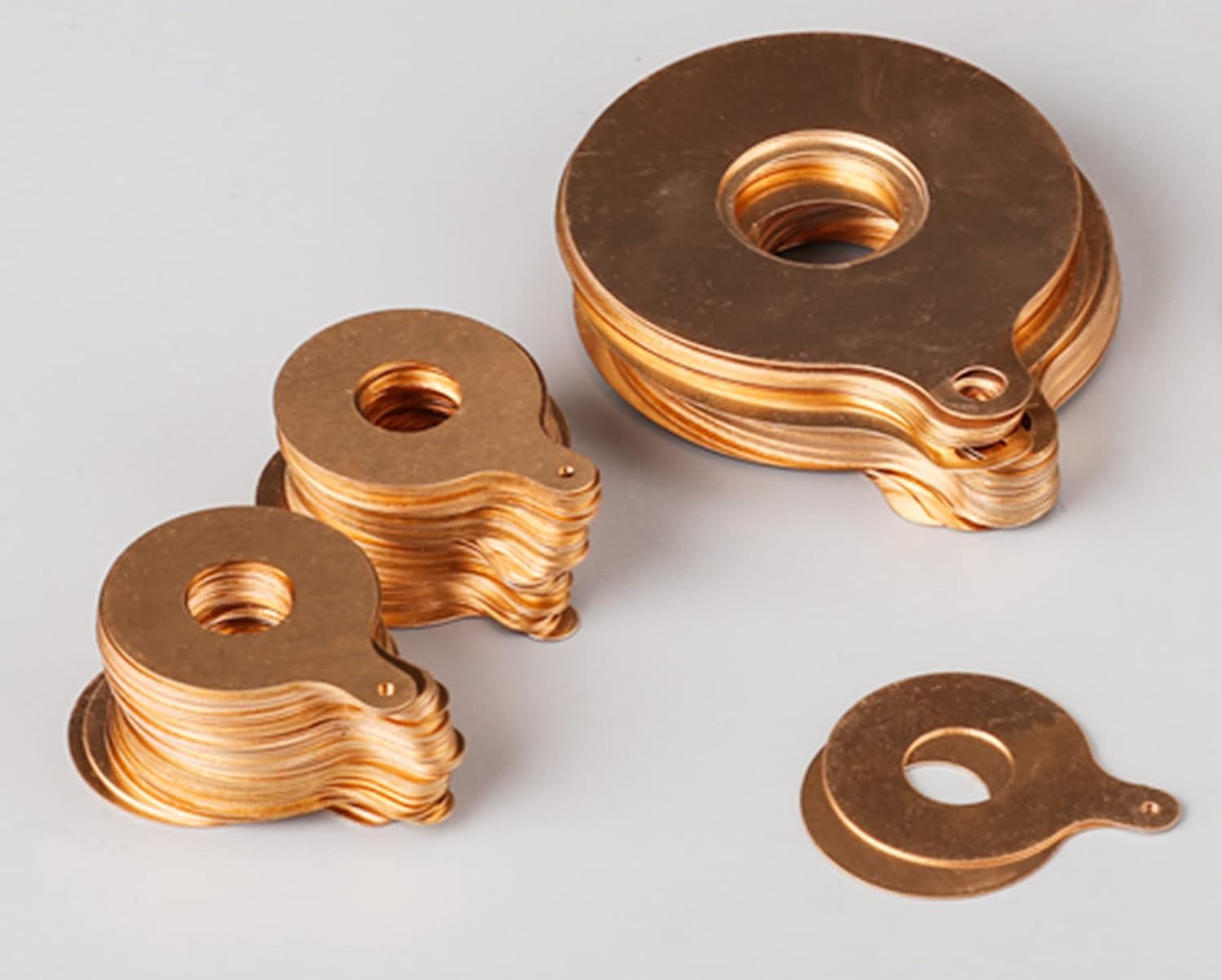 15PCS Ultrasonic transducer Copper Electrode Sheet,Copper Sheet Electrode,for piezoelectric Ceramic Electrode Sheet,15K20K28k35k