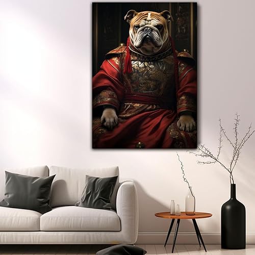 Miniatura 29 de Thuan Chow Chow Retrato de mascota con disfraz real de perro en un disfraz retrato de perro con vestimenta Retrato medieval de mascota retrato