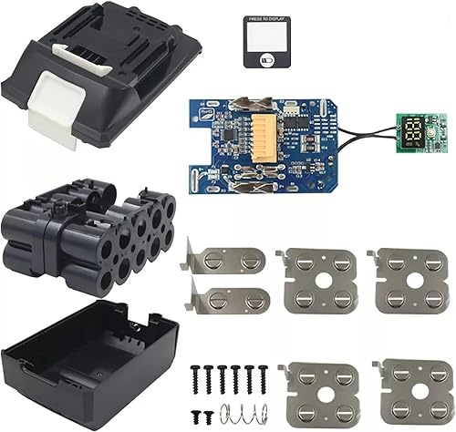 M18-5-10-15 Batería de iones de litio Placa de circuito de protección de carga de plástico para Milwaukee 18V 3Ah 6Ah 9Ah Sticker Carcasa de placa
