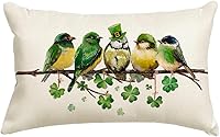 Vista 18 de RABUSOFA Fundas de almohada de Navidad de 20 x 20 pulgadas, decoración de invierno de pájaros, fundas de almohada de Navidad, decoración de pájaros