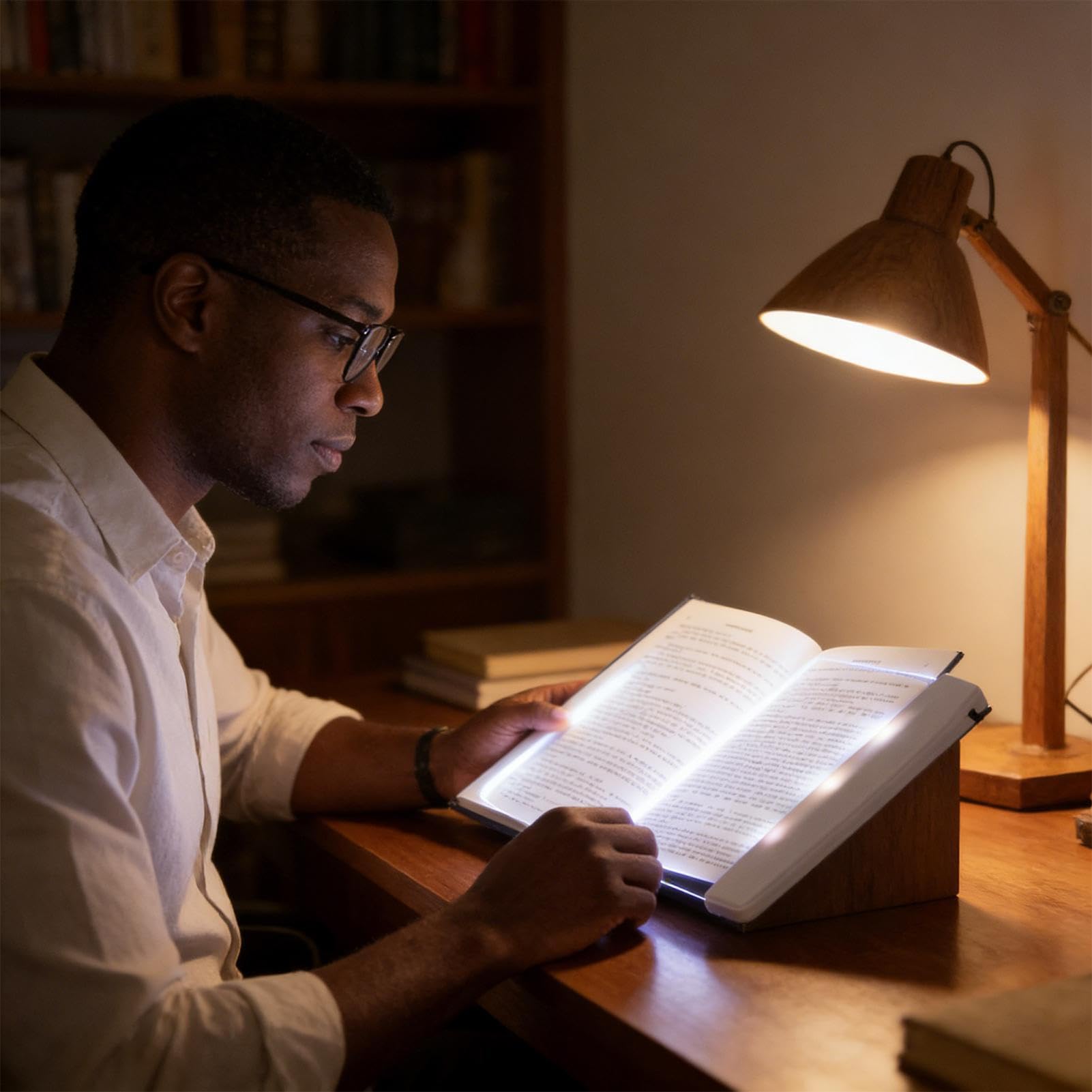 Générique Lumières de page de livre à LED plates pour lire la nuit, veilleuses de lecture de livres pour livres au lit, accessoires de lampe de lecture pour femmes lectrices, amateurs de livr es