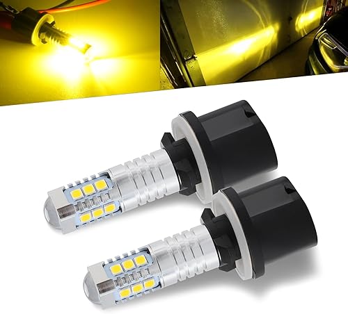 Vista 105 de Bombillas LED antiniebla superbrillantes de 3000 lm H8 H11, bombillas DRL de alta potencia 3030 chips con lente de proyector de repuesto