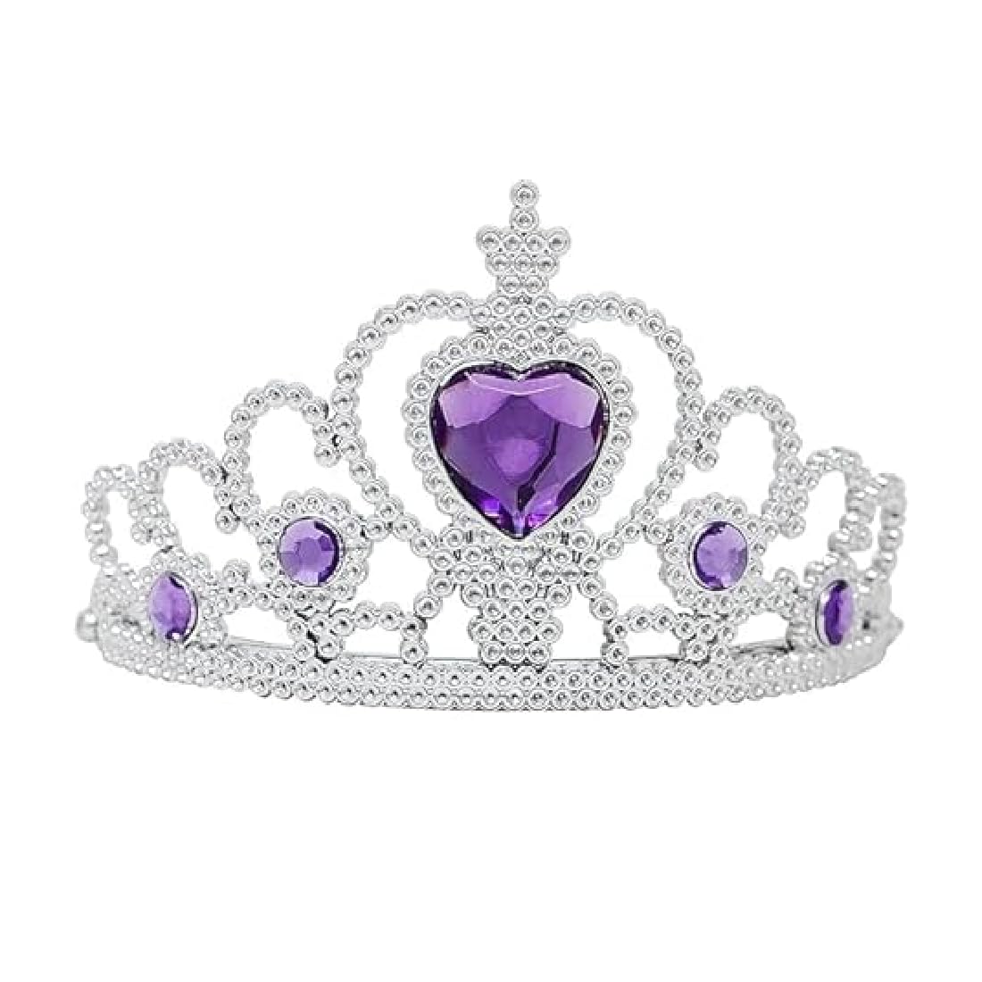 Hairband Rhinestone Princess Tiara Crown With Purple Stone For Bitrhday Party Celebration (Pak of 1) (B0D3BYMBVR) Amazon Price History, Amazon Price Tracker