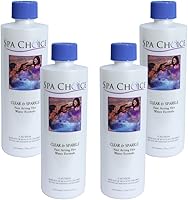 Vista 1 de Spa Choice 472-3-1021-04 Clear and Sparkle para spas y jacuzzis (paquete de 4), 1 pinta