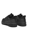 Impakto School Shoes for Girls | Lightweight & Washable | Padded Insole & Cushion Footbed | Heel Pad | Slip Resistance Black gallery image