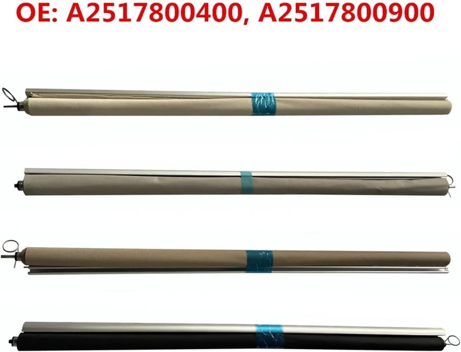 Car Panorama Sunroof Sunshade Curtain Cover Assembly Compatible with Mercedes-Benz R Class R251 R300 R350 R400 A2517800400 (Color : Gray Rear)