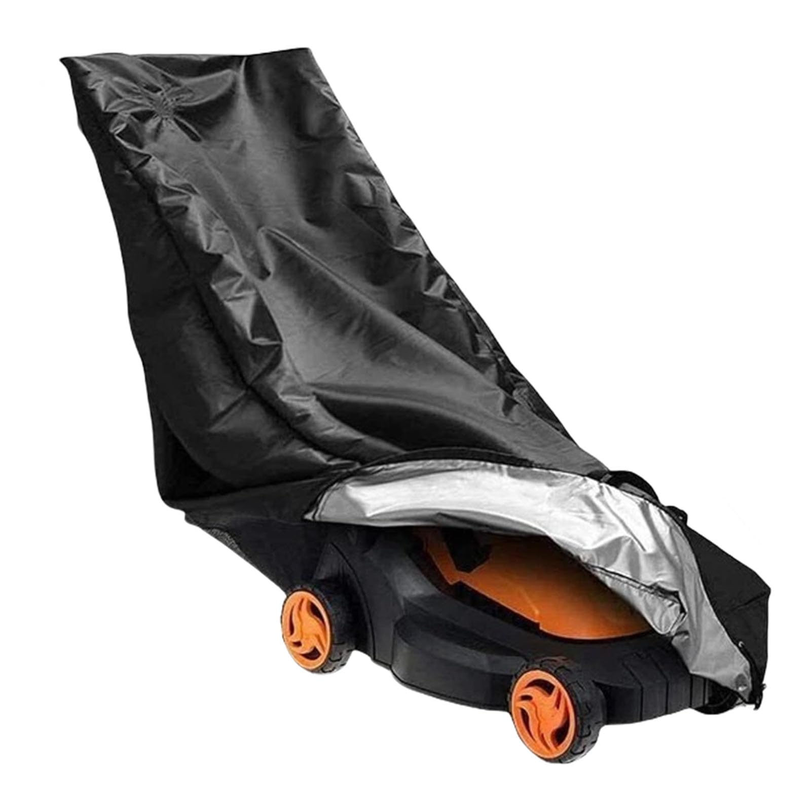 APLudoo Lawnmower Protector Tear Proof Water Resistant Cover Secure Elastic Base Cord Walk Behind Models Lawnmower