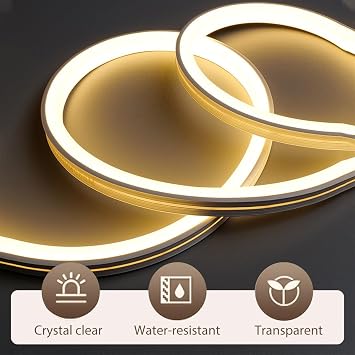 SOFACHEN Modern LED Wall Sculptures, 3D Wall Art Decor Clock with High-grade alloy hooks, Plug-in Power Supply Hanging Mural for Bedroom, Living Room and Entrance Door(White,150cm)
