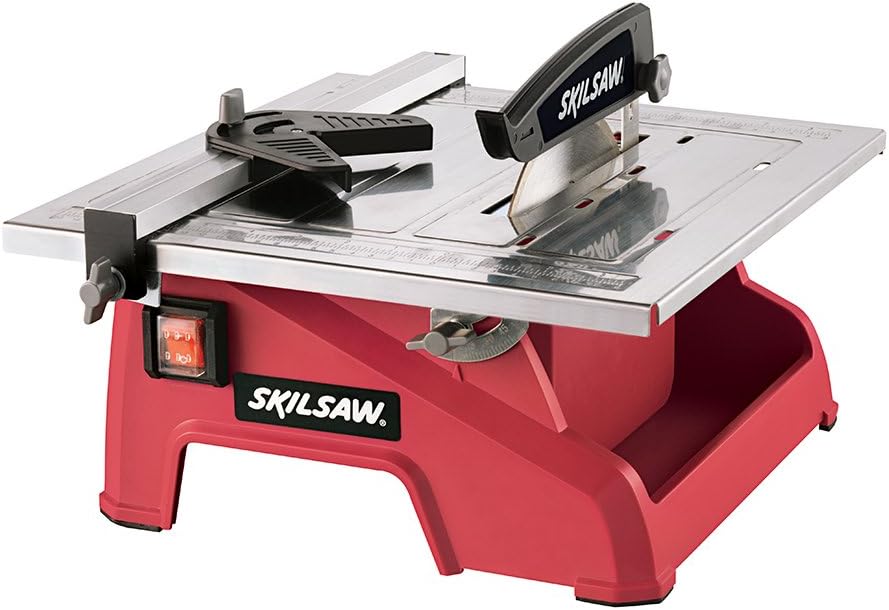 SKIL 7-Inch Wet Tile Saw (3540-02) and QEP 7" Continuous Rim Diamond Blade