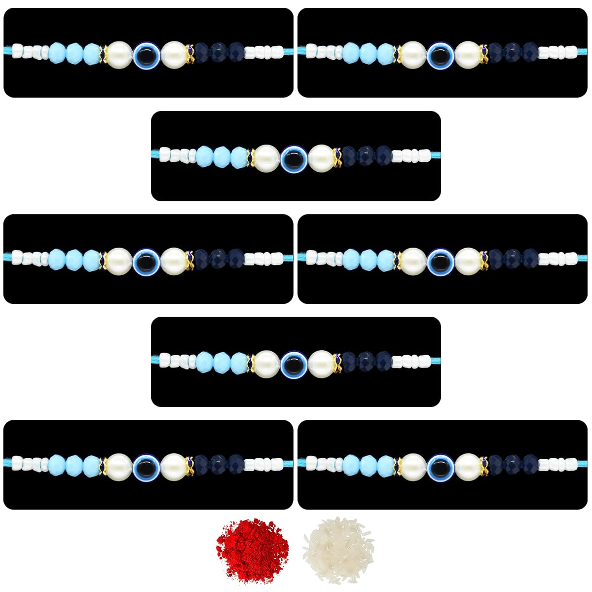 See full amazon price history chart for Saugat Traders Unisex-Adult Evil Eye Rakhi For Brother Set Of 8 With Roli Chawal Pack - Good Luck Rakhi - Beads Rakhi - Stone Rakhi - Rakshabandhan Rakhi Combo Saugat Traders Unisex-Adult Evil Eye Rakhi For Brother Set Of 8 With Roli Chawal Pack - Good Luck Rakhi - Beads Rakhi - Stone Rakhi - Rakshabandhan Rakhi Combo (B0D639V22K) Amazon Price History, Amazon Price Tracker
