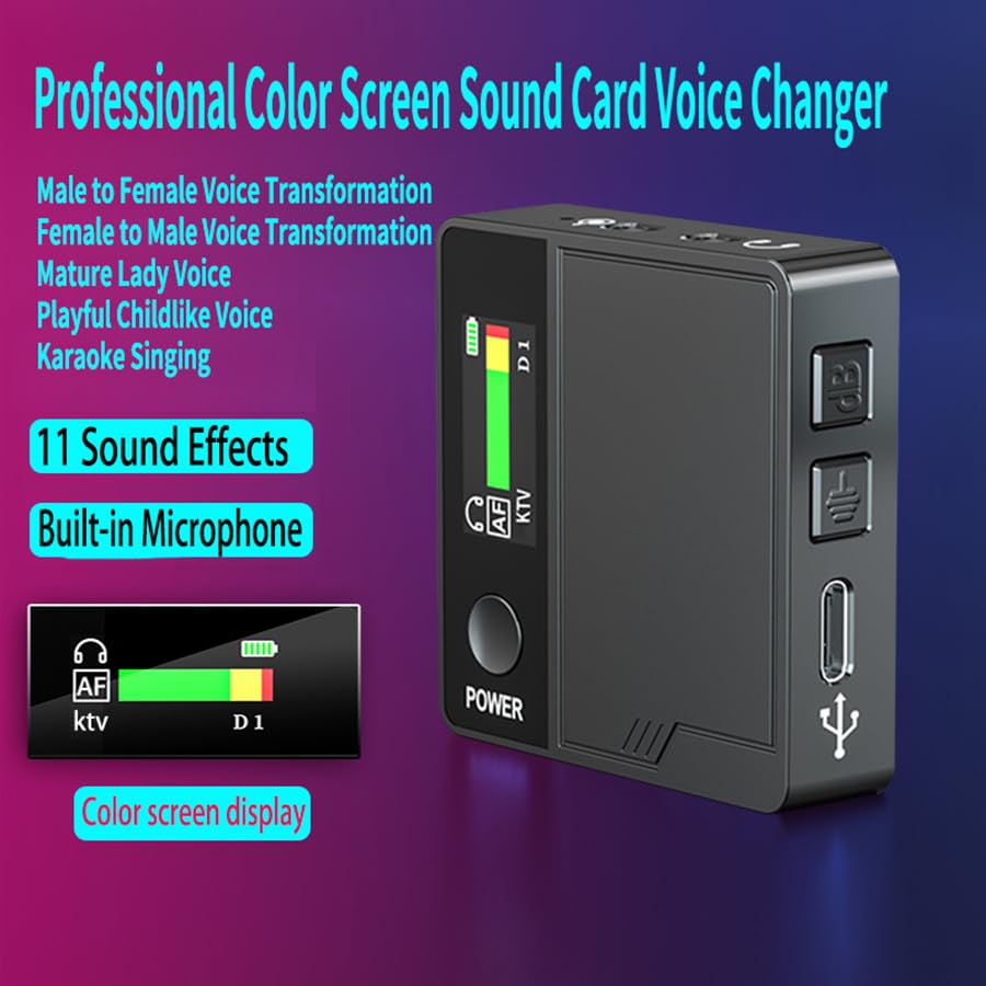 Carte son changeur de voix mixeur DJ A9 pour PC et console PS5 - 2