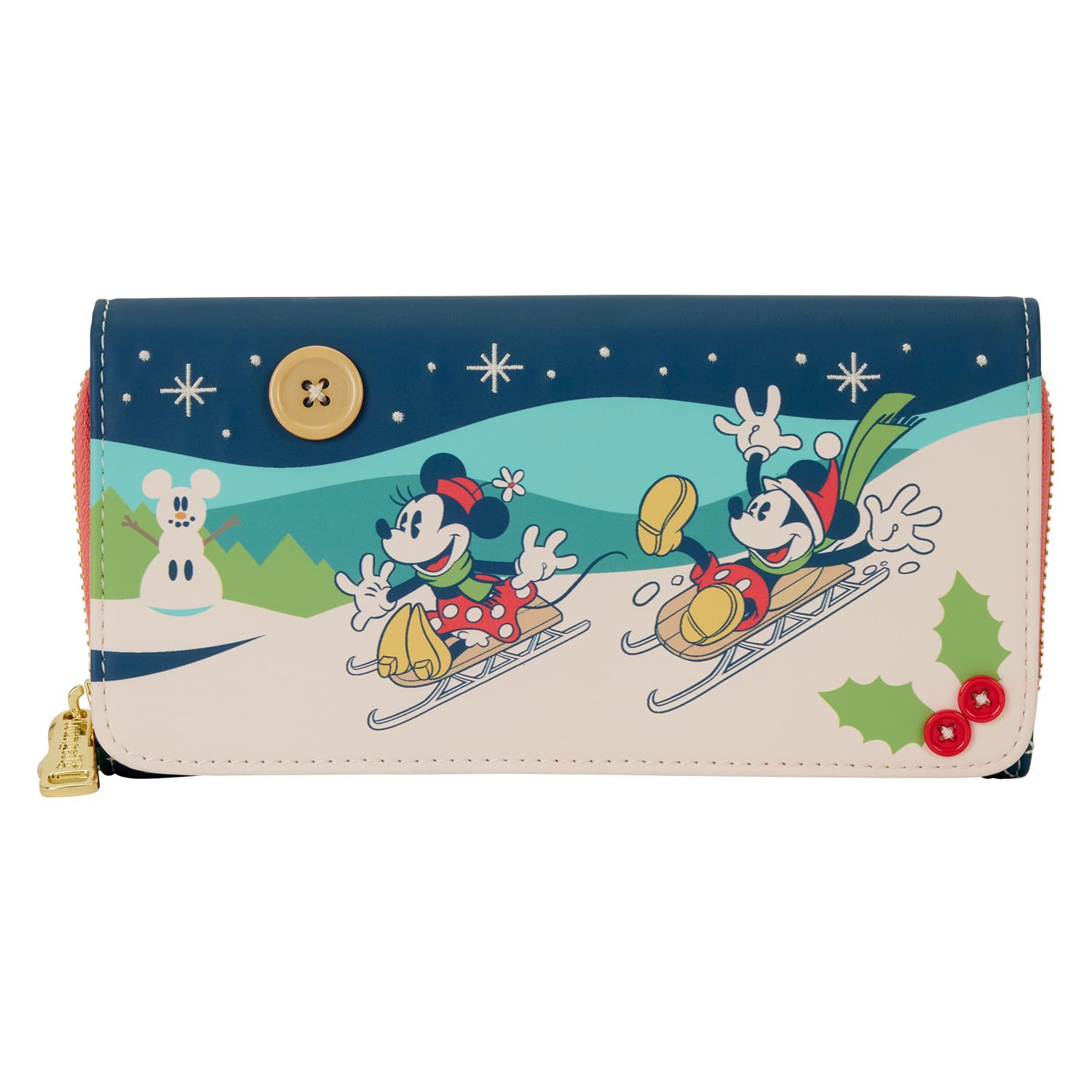 Disney Mickey and Minnie Holiday Flap Wallet-image-41