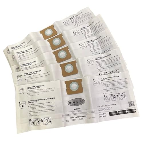 Vacuum Cleaner Bags - Hoover Dust Bag - 15L 20L 30L 40L - 5 Bags