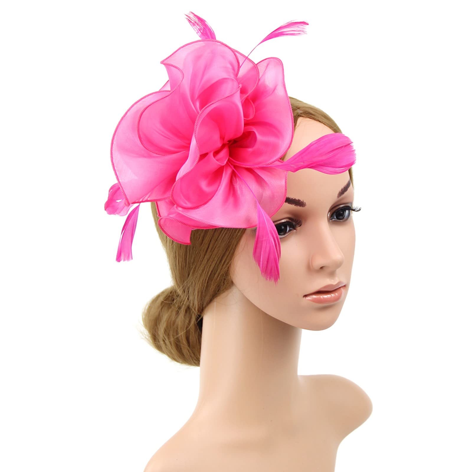 Amazon.com: Fascinators for Women Derb? Pillbox Hat  display picture 2