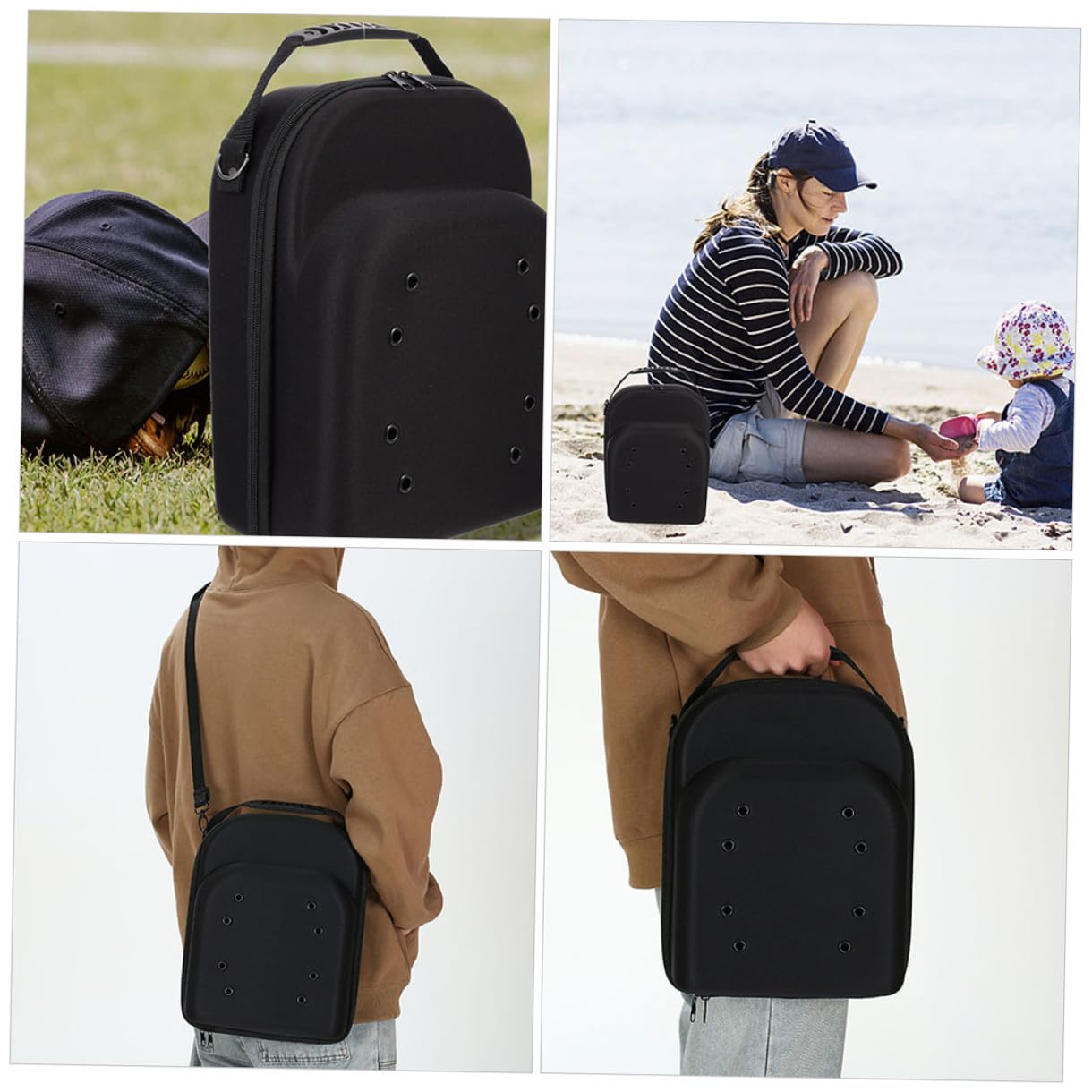 Gatuida Estuche Portátil Protección Anti-extrusión y Diseño Compacto Material Eva Resistente y Almacenamiento Seguro para Gorras de Béisbol Adecuado para Viajes