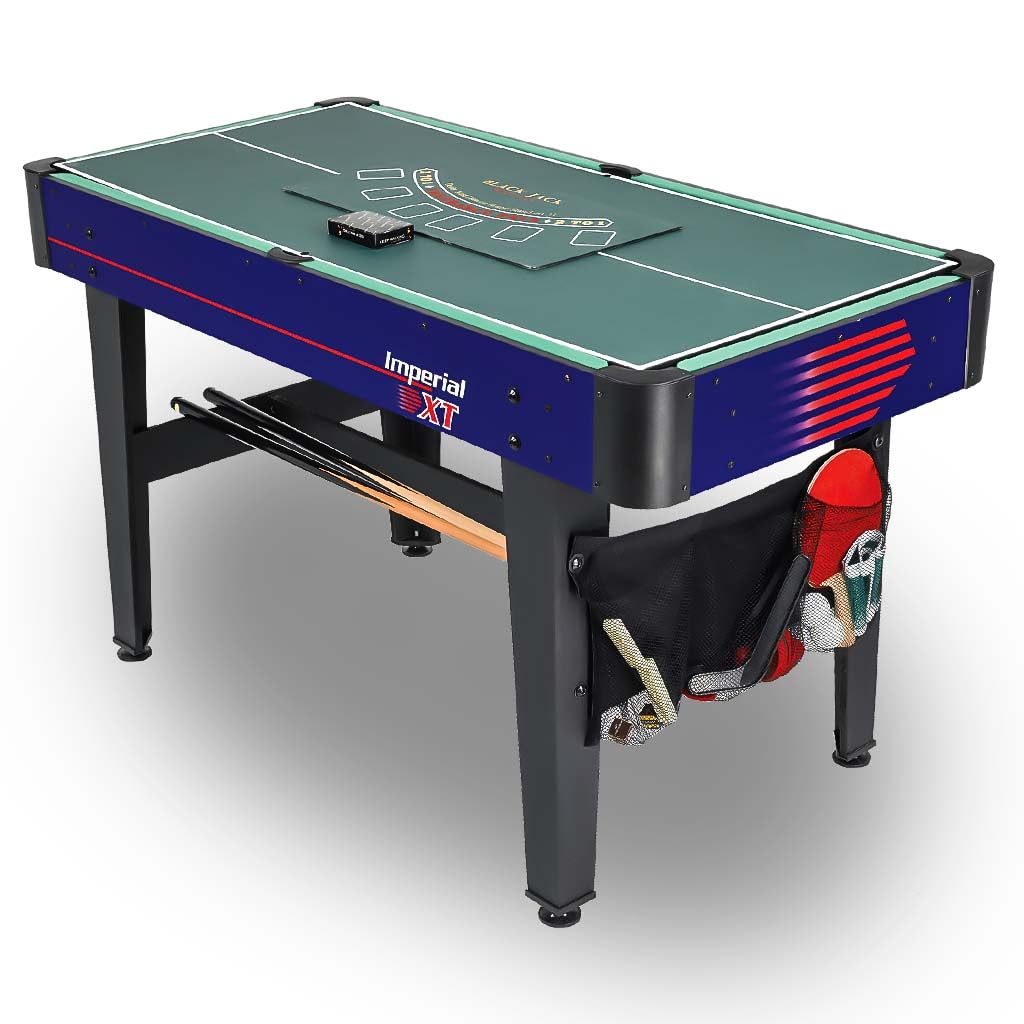 CARROMCO Imperial-XT 7in1 Tisch| Kicker, Billard, Tischtennis & mehr