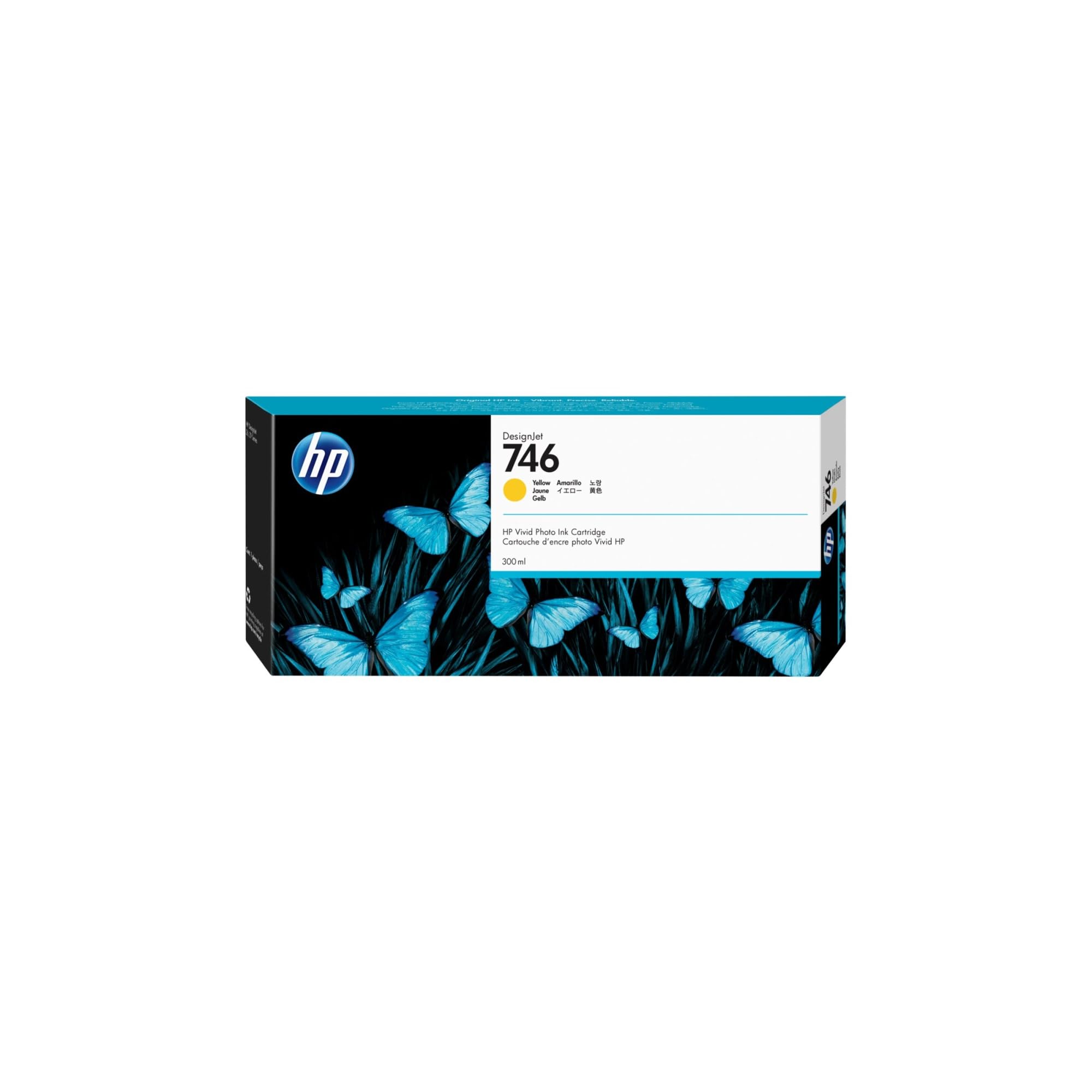 Amazon.com: HP 746 Yellow 300-ml Genuine Ink Cartridge (P2V79A