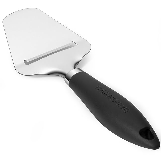 Rainspire Upgraded Non-Stick Cheese Slicers for Block Cheese Multi-Functional Cheese Cutter for Mozzarella Cheddar Gruyere Charcuterie Accessories Dishwasher