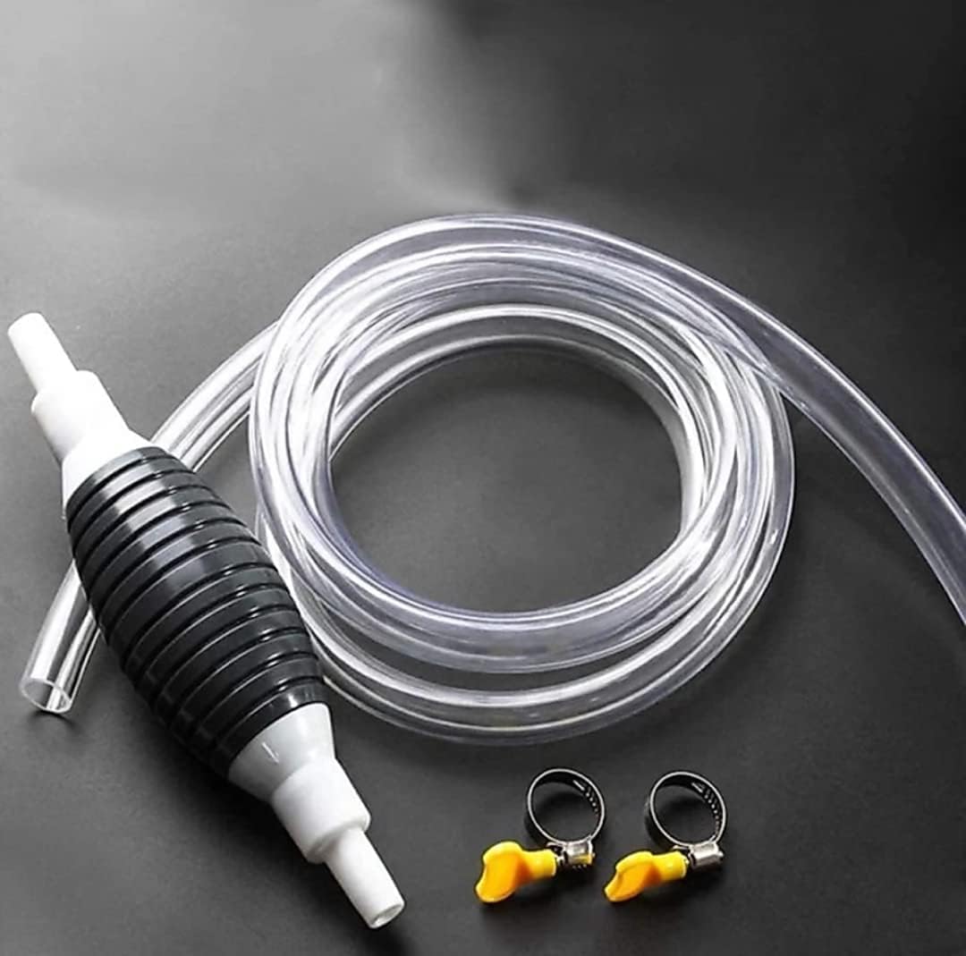 Vichip 2 Meter Fuel Transfer Pump Kit Tank Sucker Newest Hand Pump Portable Manual Car Bike Fuel Transfer Pump Liquid Pipe Siphon Tool for Petrol Diesel, Water, Fish Tank, Oil Liquid (Pack of 1Pcs)-image-28