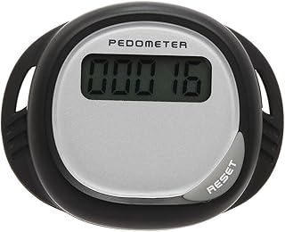 Pruie Pedômetro de caminhada LCD com cadarço, distância do passo, contador de calorias, passo, academia, rastreador de calorias para esportes ao ar livre