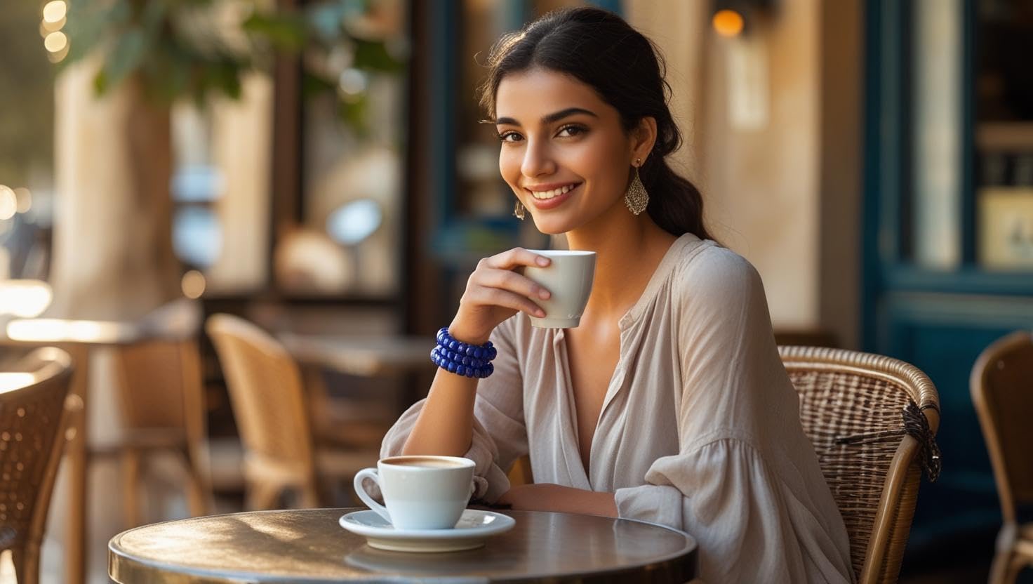 Lapis Lazuli Bracelet for Women & Men 8mm Natural Blue Gemstone Bead Stretch Bracelet – Healing Crystal Stone for Protection, Wisdom, Throat Chakra, Meditation, Yoga, Spiritual Jewelry Gift - Image 9