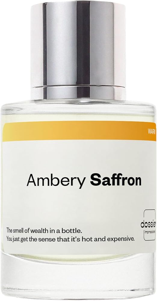 Dossier - Ambery Saffron - Eau de Parfum - Inspired by Baccarat Rouge 540 - Long-Lasting Fragrance - Unisex - 1.7 fl oz (50ml)