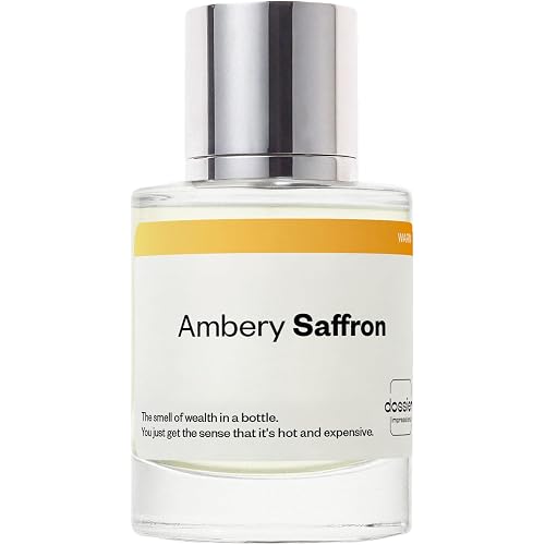 Dossier - Ambery Saffron - Eau de Parfum - Inspired by Baccarat Rouge 540 - Long-Lasting Fragrance - Unisex - 1.7 fl oz (50ml)