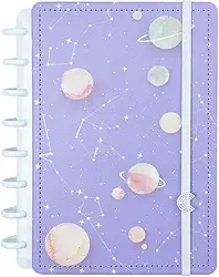Caderno Inteligente, A5, Purple Galaxy By Gocase, 155x220 mm, 80 Folhas, Caderno Inteligente