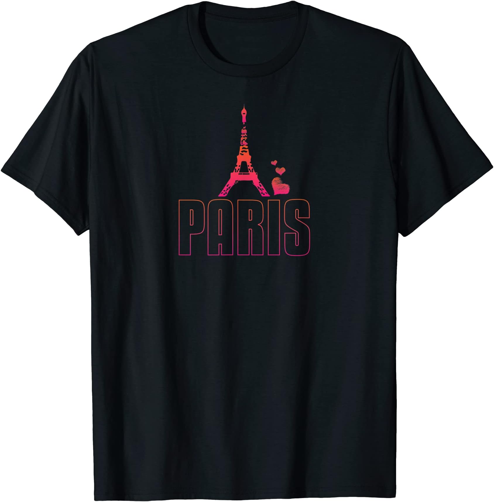 I Love Paris France Eiffel Tower City Of Love And Lights Top T-Shirt