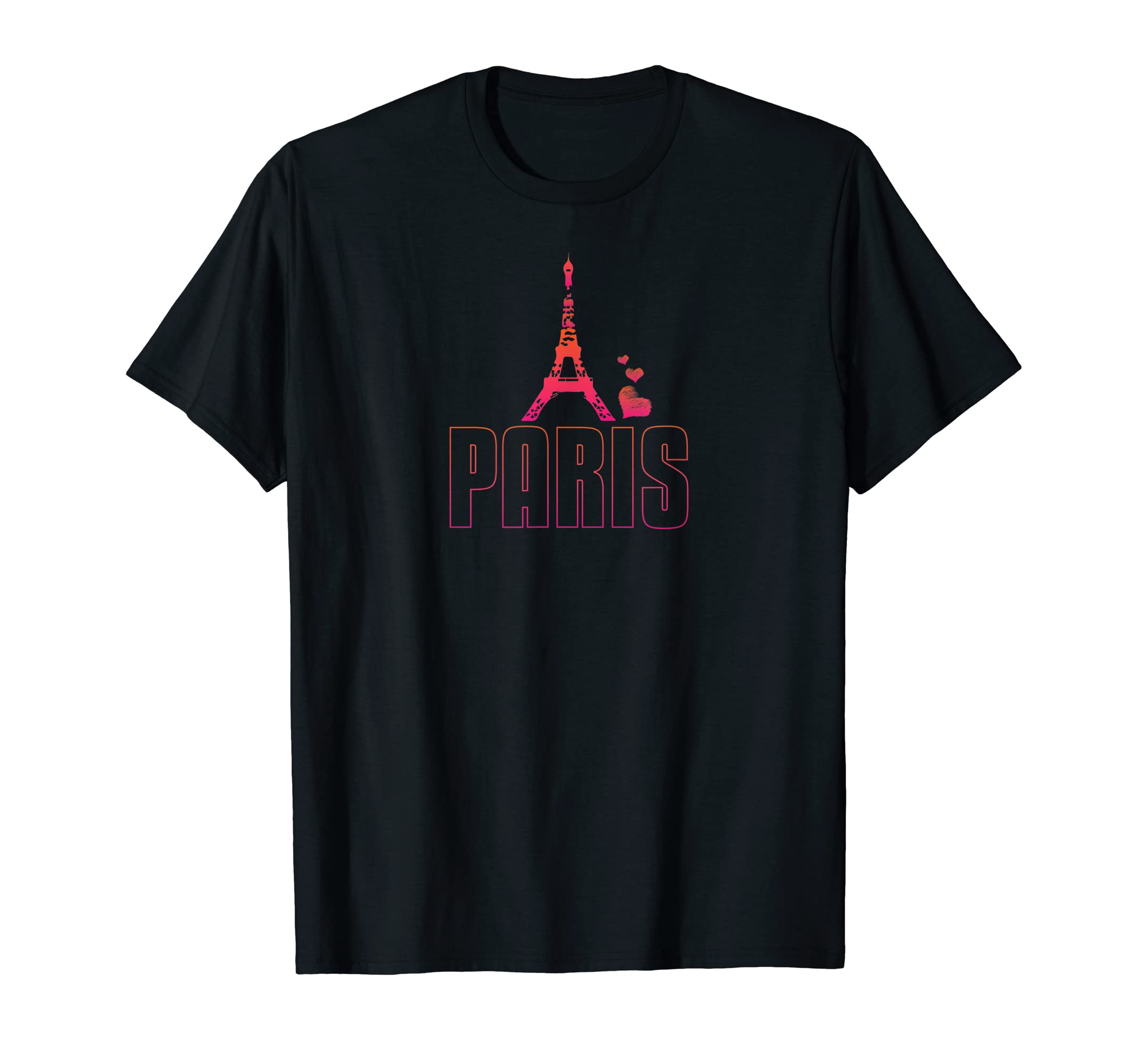 I Love Paris France Eiffel Tower City Of Love And Lights Top T-Shirt