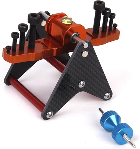 Equilibrador de hélice de hoja de carbono para helicóptero 250-700 negro/rojo