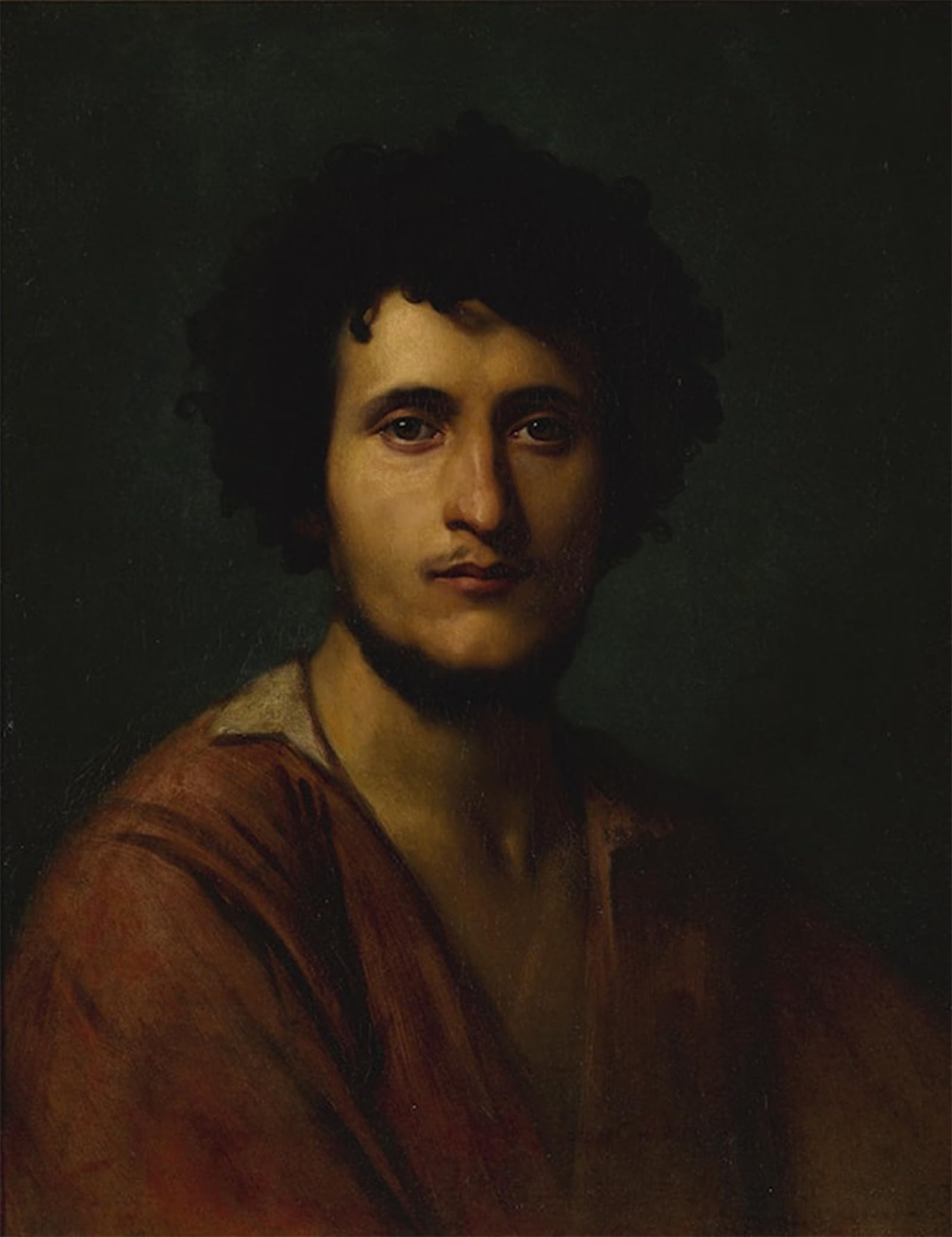 SERENDIPITP Vintage Picture Print on Canvas Wall Art Poster Portrait Study of Giacomo Orlandi Di Subiaco by Jean-léon Gér?me Artwork Print Poster for Wall Decor 60x90cm