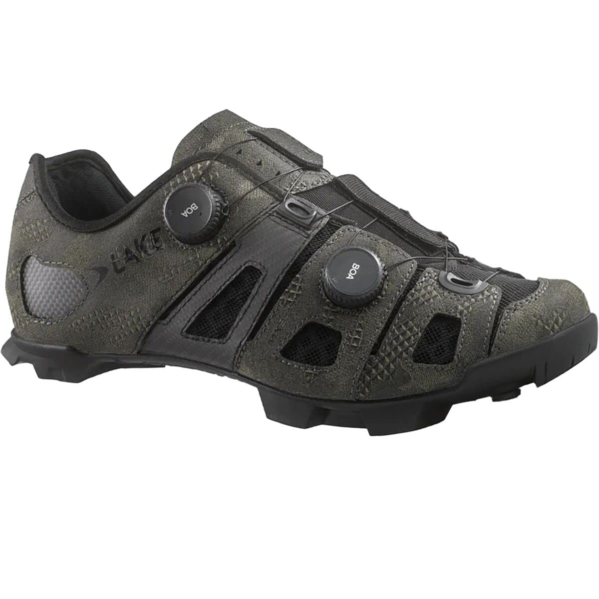 Lake Mx242 Endurance Cycling Shoe - Men's Bio Camo/Black, 45.5