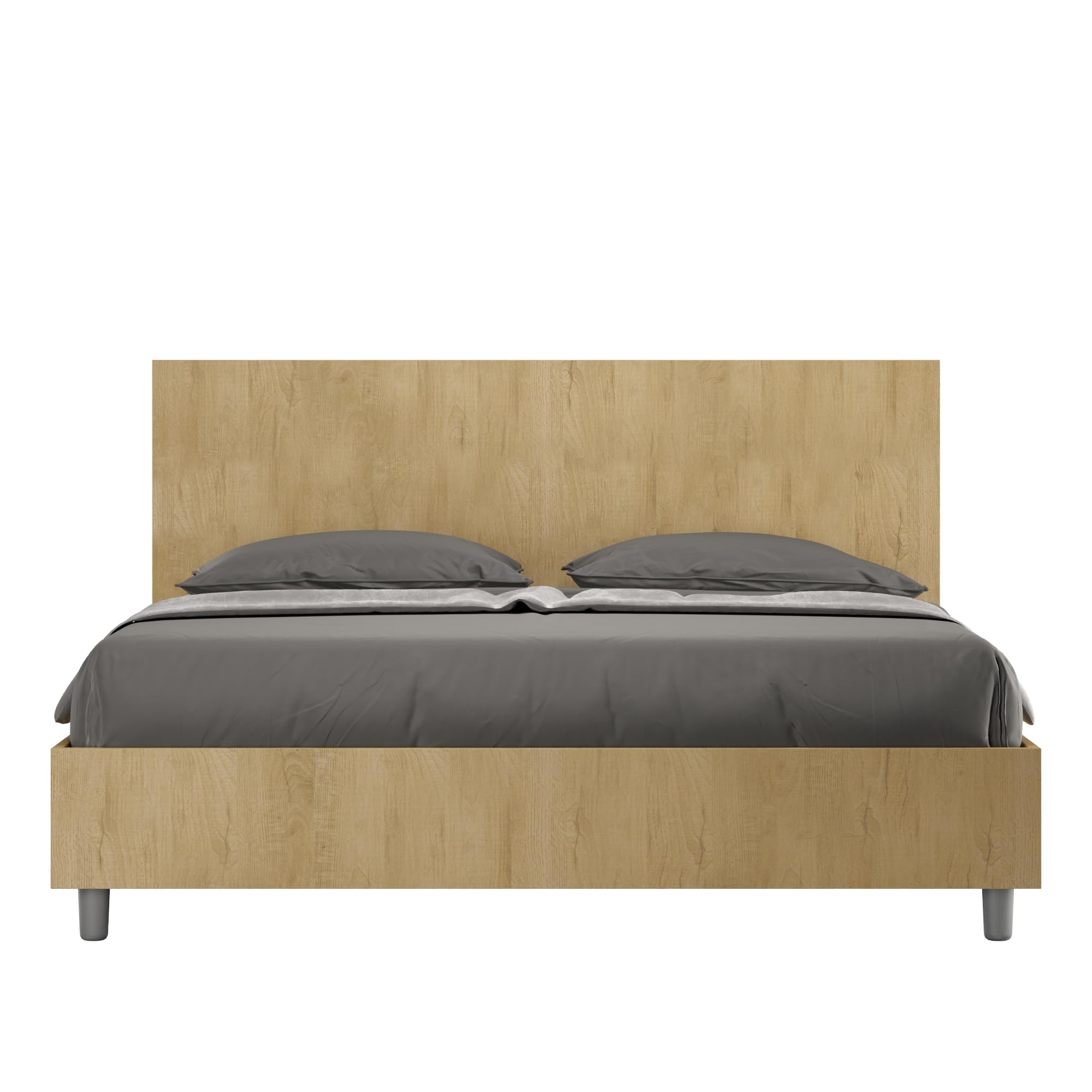 Letto matrimoniale contenitore 160x190 quercia