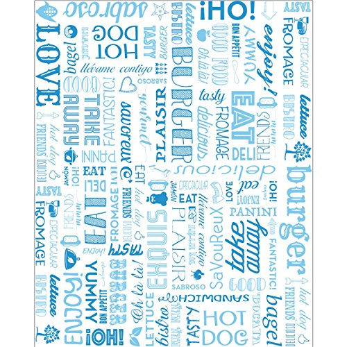 Envoltorios Antigrasas para Hamburguesas Parole, 32 G/M2, 28 x 34 cm, Set de 1000, Azul Cover