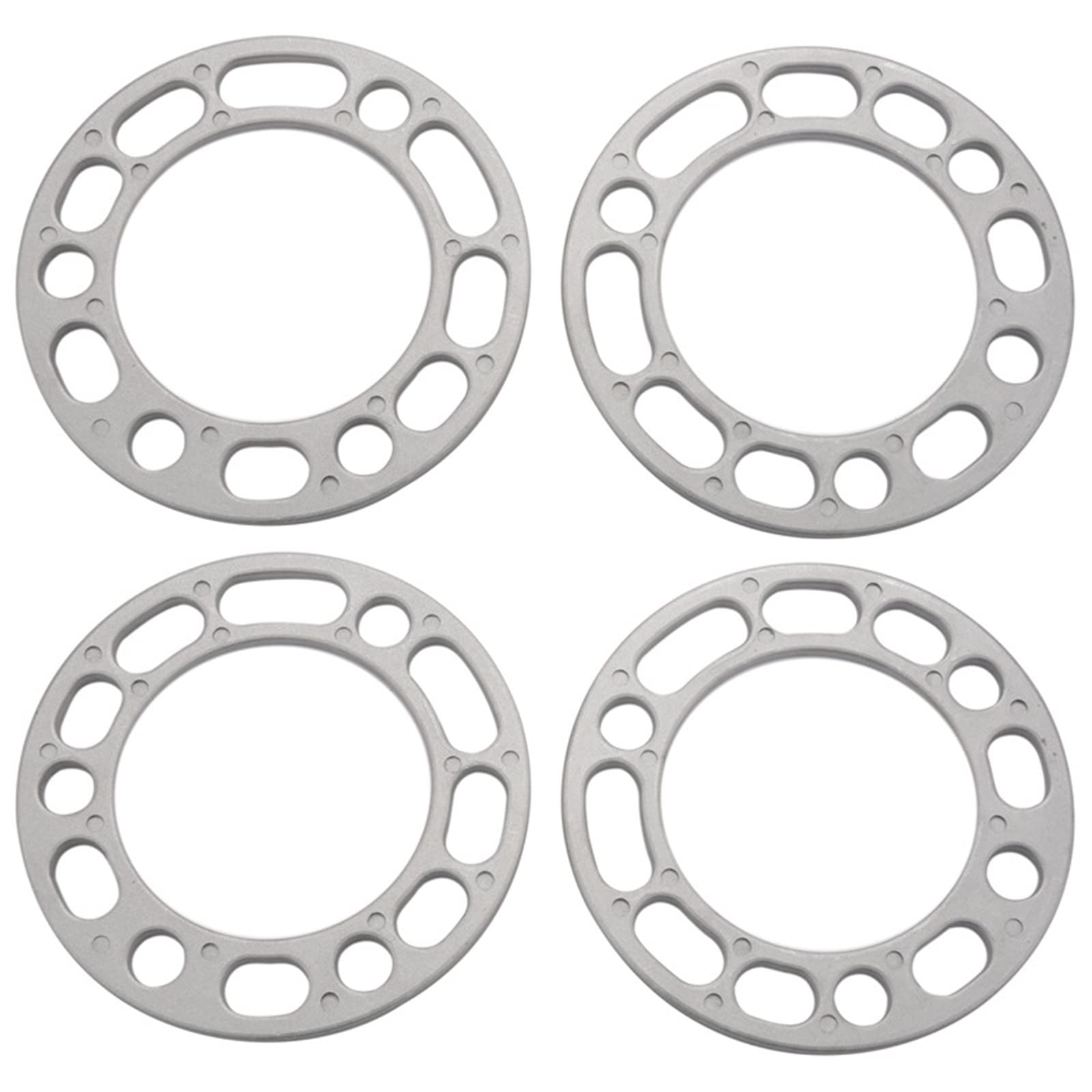 OBIOZZ 4Pcs 6Mm Aluminum Alloy Adjusting Shims For Jimny Suv Wheel Spacers Hubcentric Wheel Spacers