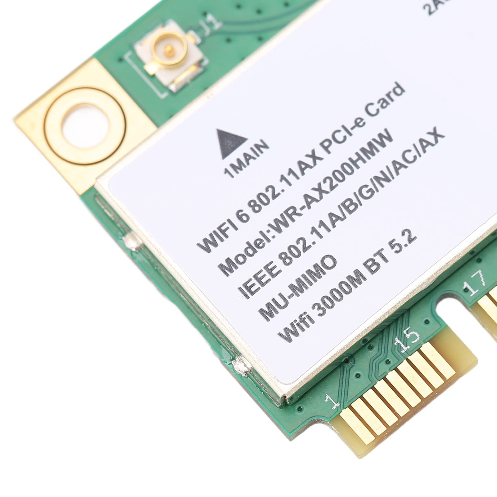 Scheda di Rete Wireless 2.4G/5G Dual Band 2974M WiFi6 MU MIMO per PC con Mini PCIE, Veloce Ed Efficiente, Supporta Notebook, Piccoli Host, Macchine Tutto in, Macchine