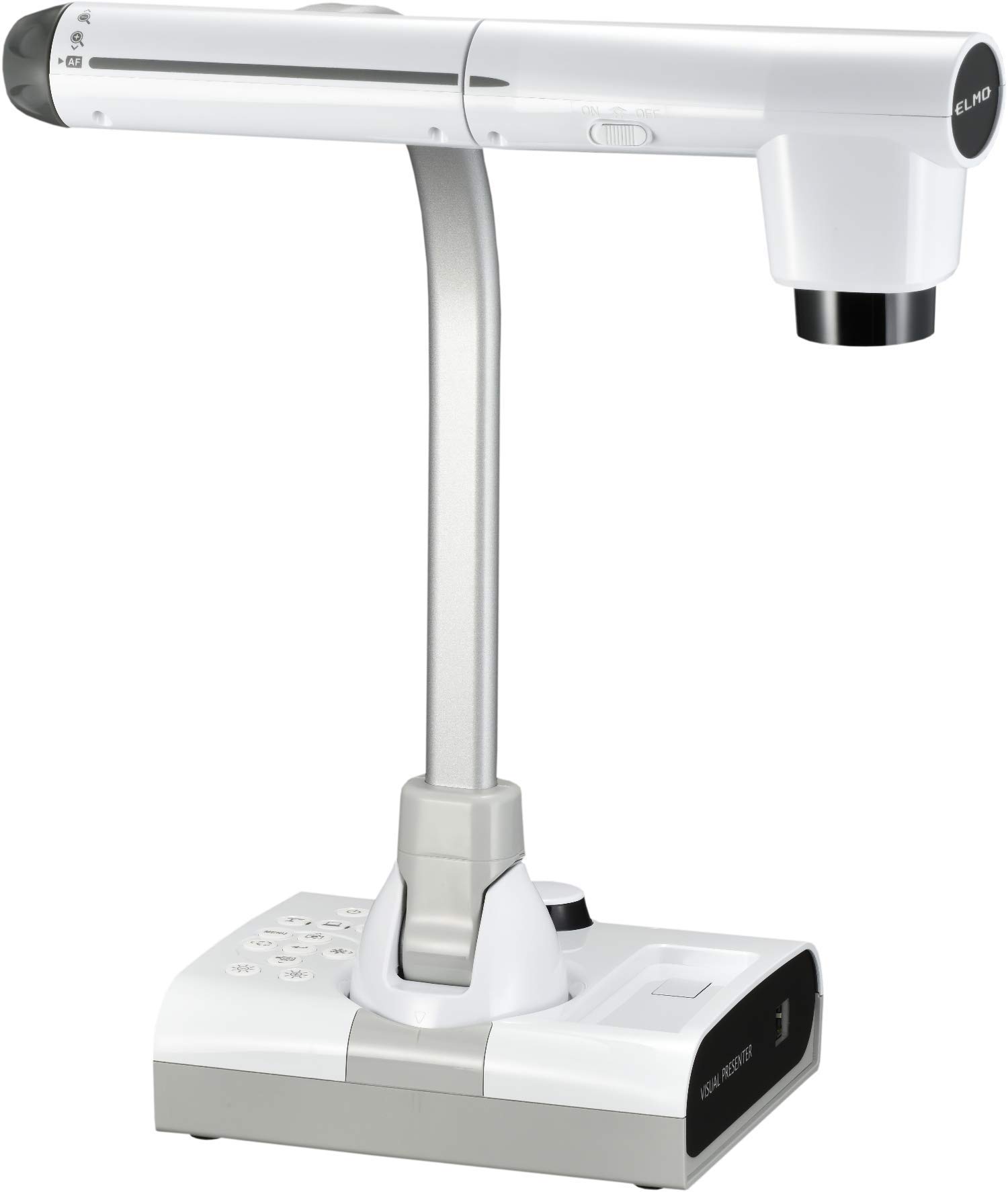 Elmo 1379 Model TT-12W STEM-CAM Visual Presenter Document Camera w/ 192x Zoom (12x Optical + 16x Digital), 1/2.3