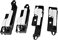 Vista 1 de Manija de puerta interior (4 piezas) delantera trasera izquierda y derecha Compatible con Ford Fusion 2006-2012, Lincoln MKZ 2007-2012, Mercury