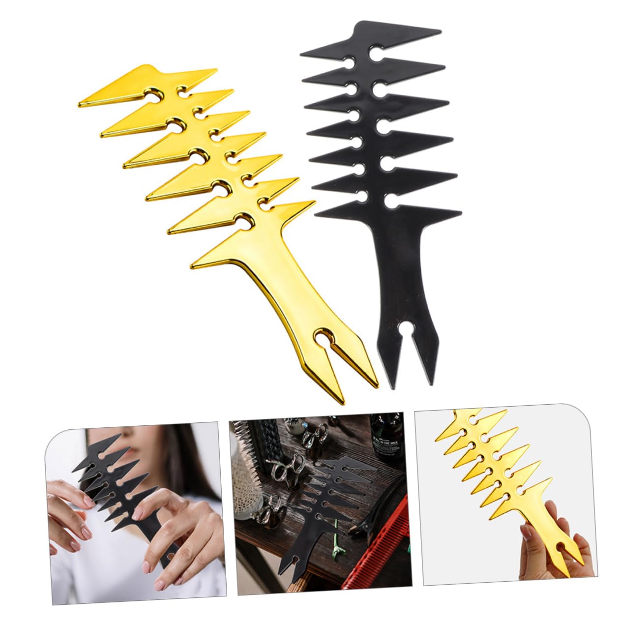 Abaodam 6 Stk Frisierkamm Ölpestkamm Rechenkamm Haarstylingkamm Für Männer Styling-tools Und -geräte Geldbeutelkamm Breiter Spitzkamm Haarkamm Perücke Zopf Kamm Abs Zubehör Mann Jahrgang