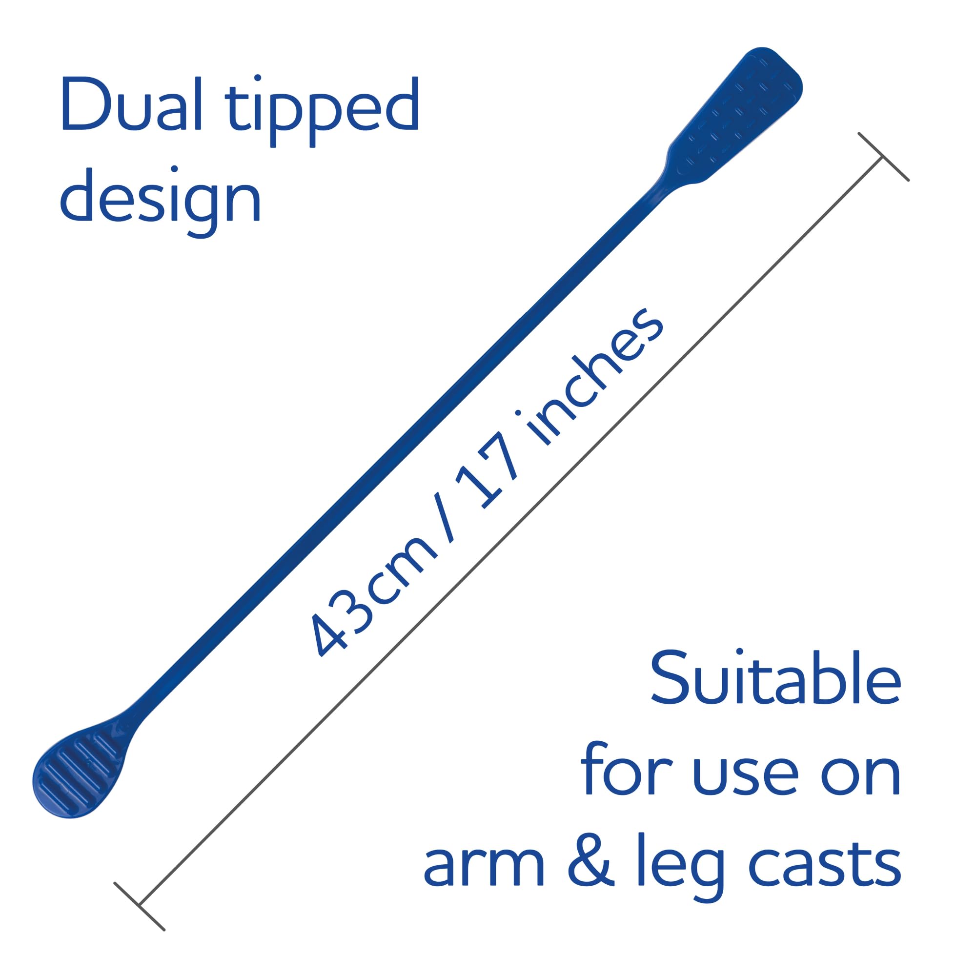 Bloccs Wasserdichtes Arm-Gips-Pflegeset für Erwachsene (S) + ItchFlex Gipskratzer – Schutz beim Schwimmen & Duschen