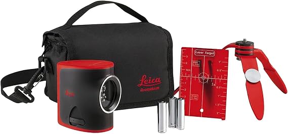 Leica LINO L2 Laser Level Self Leveling Cross Line with Pulse, Red/Black