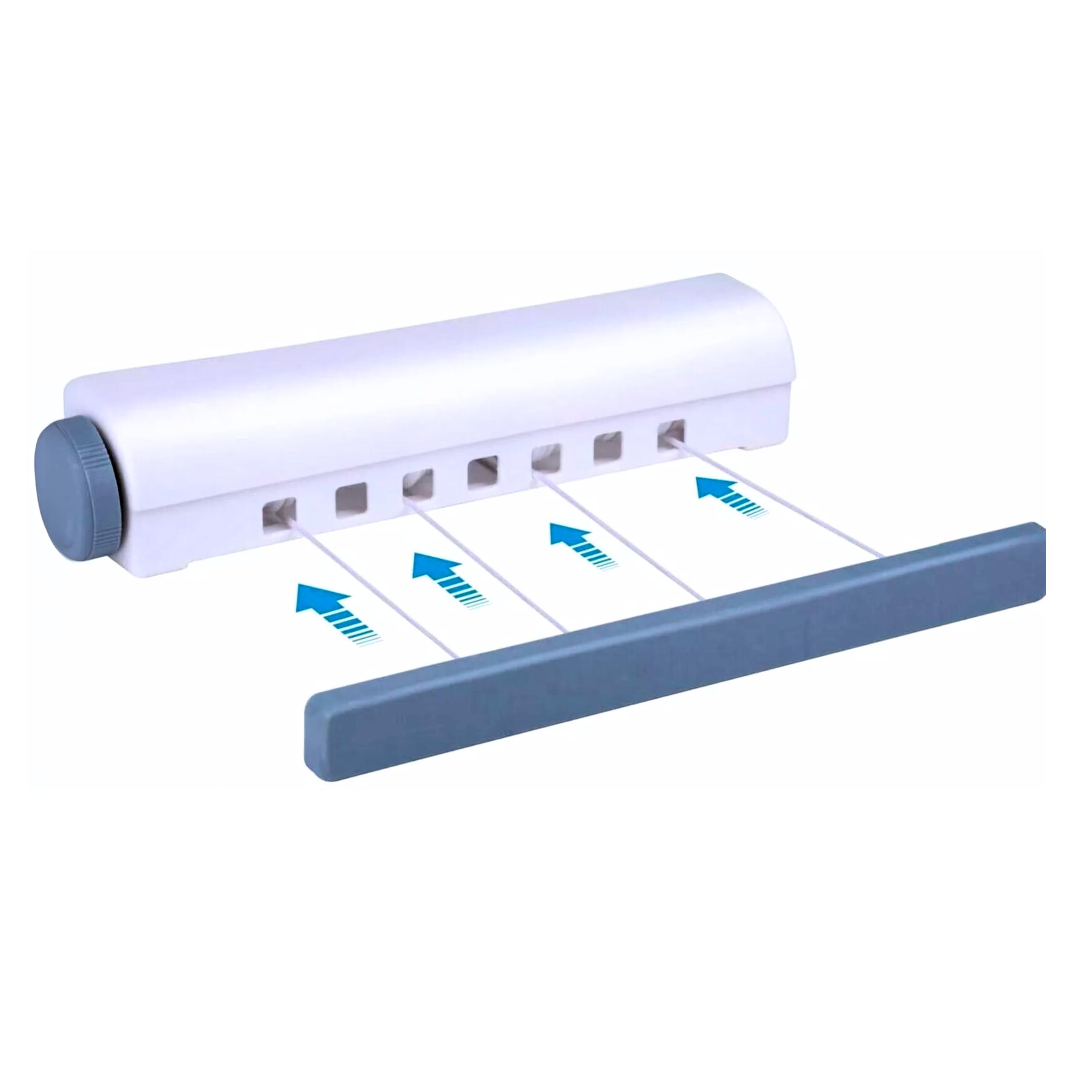 ADEPTNA Retractable Laundry Line, 14m 4 Line Extendable Airer, Indoor and Outdoor Washing Line, Wall Mounted
