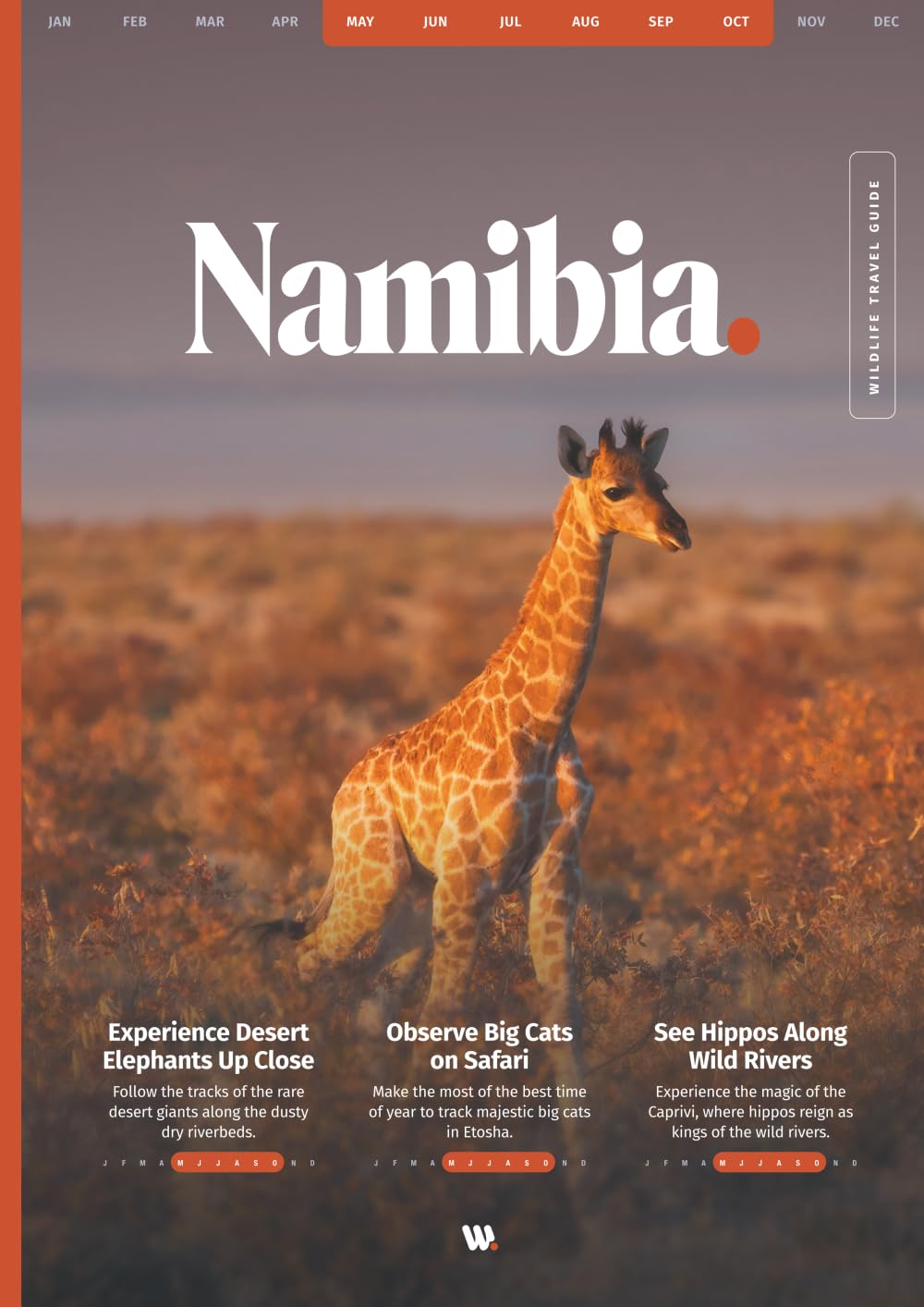 WILDFUL STORIES Namibia Travel Guide with Etosha National Park: Detailed Park Maps for Self-Drivers with Specific Spots and Drives for Unforgettable Wildlife Encounters