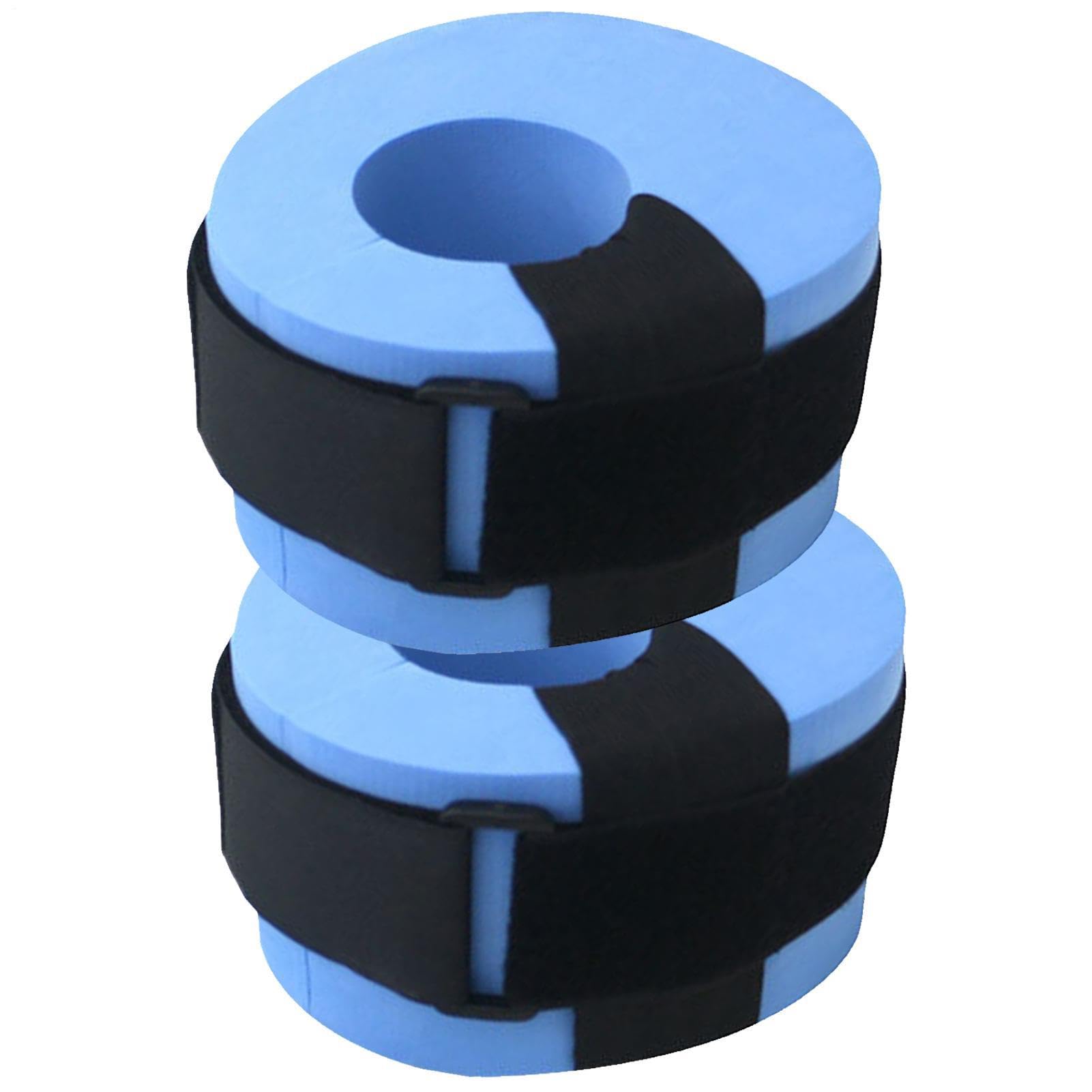 Flotador de brazo y tobillo de espuma ajustable anti-arcadas de seguridad - Pesos para los pies de gimnasia acuático para nadadores principiantes deportistas - Ideal para vacaciones campamento de
